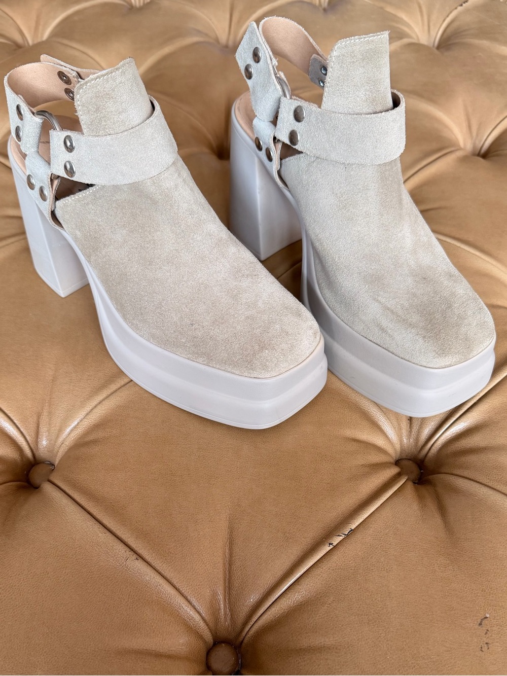 Free People Suede Hybrid Harness Boot